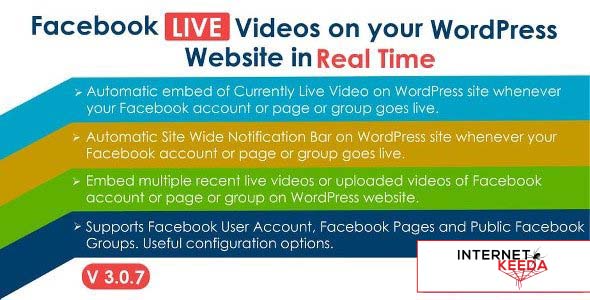 Facebook Live Video Auto Embed for WordPress v3.0.7 52313