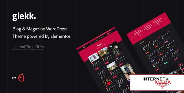 Glekk v1.2 - Elementor Blog & Magazine WordPress Theme 52334