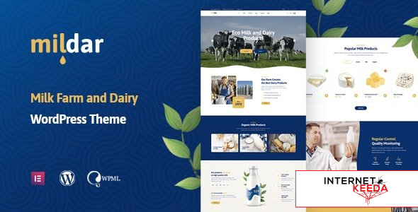 Mildar v1.0.2 - Dairy Farm & Milk WordPress Theme 52481