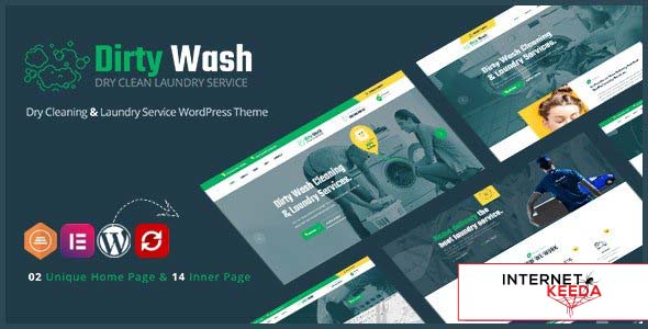 DirtyWash v1.0.1 – Laundry Service WordPress Theme 52533