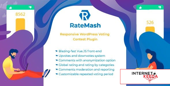 RateMash v1.0.0 - Responsive WordPress Voting Contest Plugin 52557