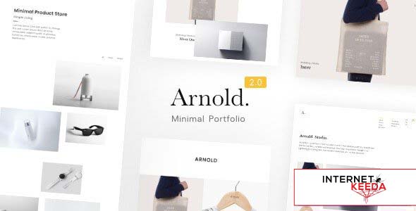 Arnold v2.4.3 - Minimal Portfolio WordPress Theme 55545