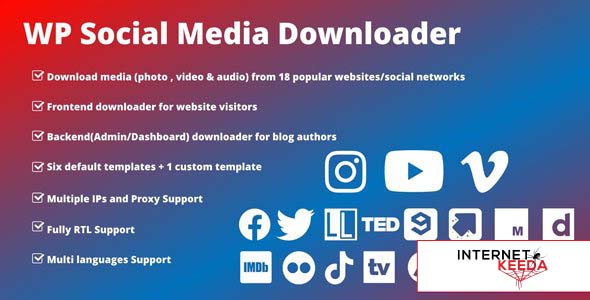 WordPress Social Media Downloader Plugin v3.1.0 52883