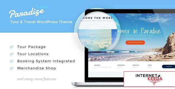 Paradize v2.2.4 - WordPress Tour/Travel Theme 52998