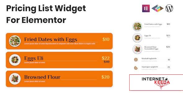 Pricing List Widget For Elementor v1.0 53184