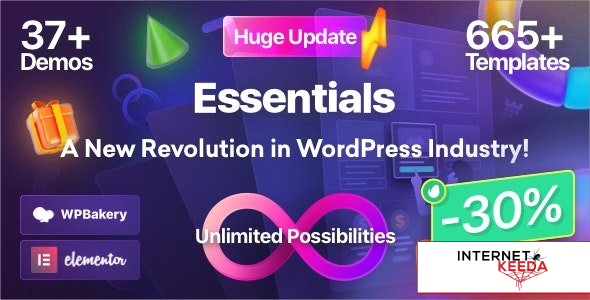 Essentials v3.0.2 - Multipurpose WordPress Theme 57833