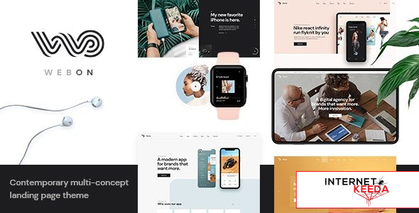 WebOn v1.3 - Landing Page WordPress Theme 53594