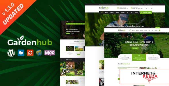 Garden HUB v1.3.6 - Lawn & Landscaping WordPress Theme 62134