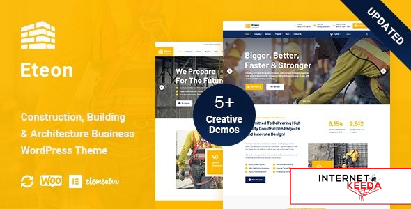 Eteon v1.0.6 - Construction And Building WordPress Theme 53507