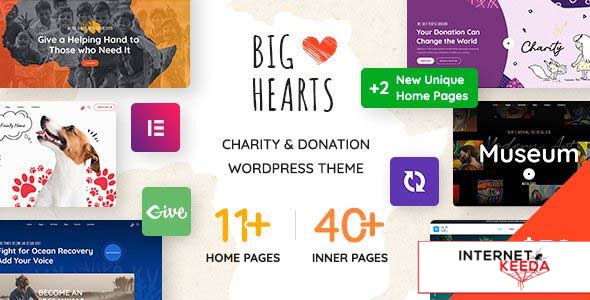 BigHearts v3.0.9 - Charity & Donation WordPress Theme 68638