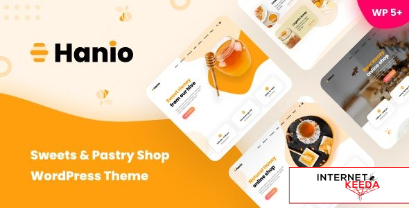 Hanio v1.93 - Sweets & Pastry Shop WordPress Theme 53635