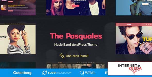 The Pasquales v1.0.8 - Music Band, DJ and Artist WP Theme 58448