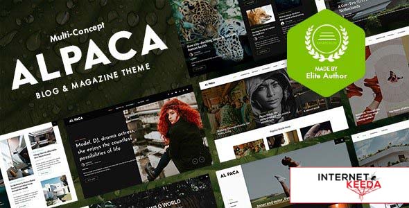 Alpaca v1.1.0 - Blog & Magazine WordPress Theme 53775