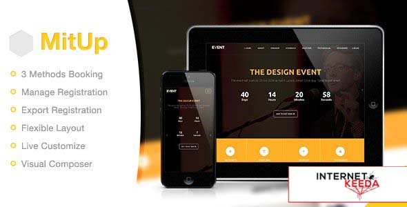 MitUp v1.2.7 - Event & Conference WordPress Theme 58093