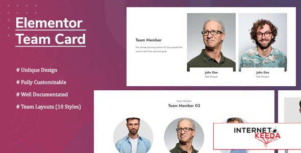 Elementor Team Card v1.0 53996