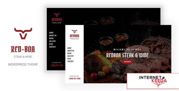 Redboa v1.0 - Steakhouse Restaurant WordPress 54055