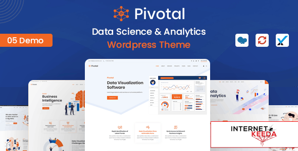 Pivotal v1.2 - Data Science & Analytics WordPress Theme 54171