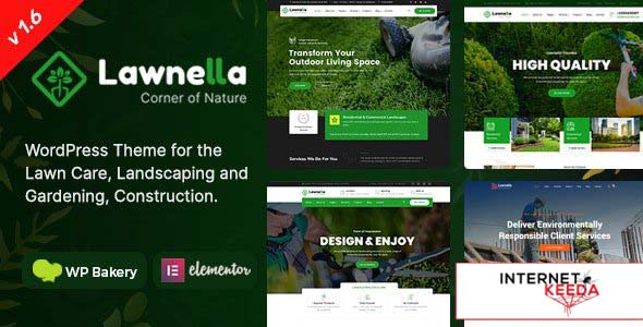 Lawnella v1.6 - Gardening & Landscaping WordPress Theme 54187