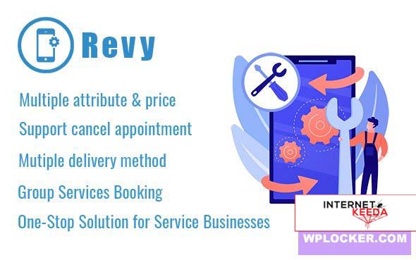 Revy v1.11 - WordPress booking system for repair service industries 57668