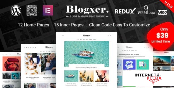 Bloxer v1.1.9 - Blog & Magazine WordPress Theme 60062