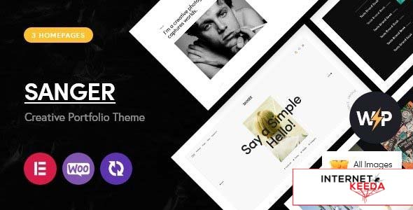 Sanger v1.6.0 - Personal Portfolio for Creatives WordPress Theme 56130