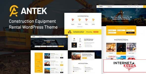 Antek v3.1 - Construction Equipment Rentals WordPress Theme 54446