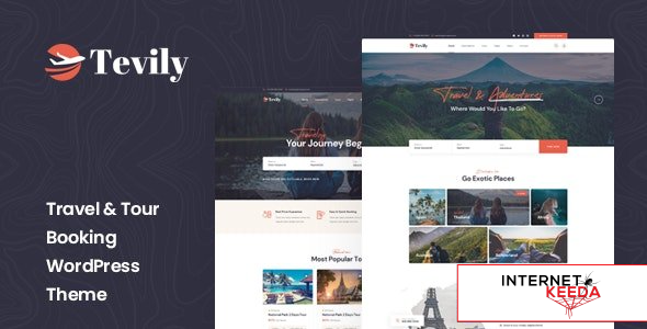 Tevily v1.1.1 - Travel & Tour Booking WordPress Theme 57705