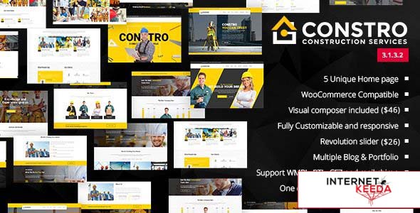 Constro v3.1.3.2 - Construction Business WordPress Theme 54770