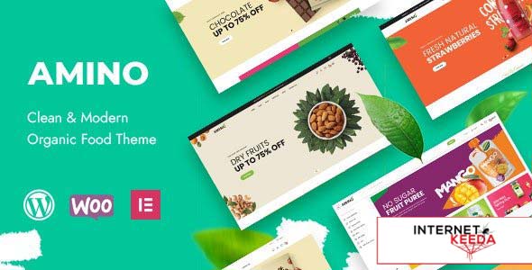 Amino v1.0 - Organic & Food WordPress Theme 54804