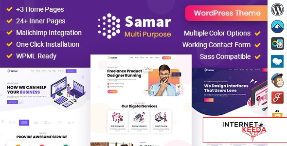 Samar v2.0 - Creative Agency WordPress Theme 54972