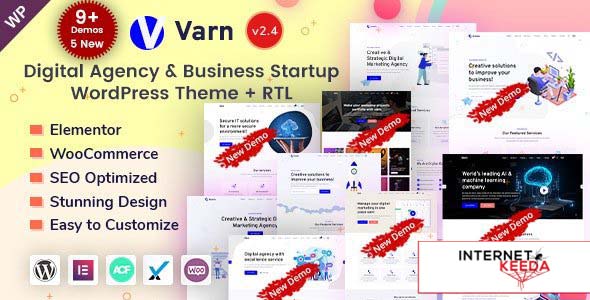 Varn v2.4 - Elementor IT & SEO Agency WordPress Theme 55149