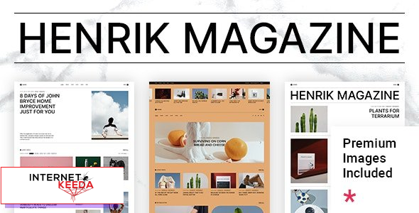 Henrik v1.0.1 - Creative Magazine Theme 55291