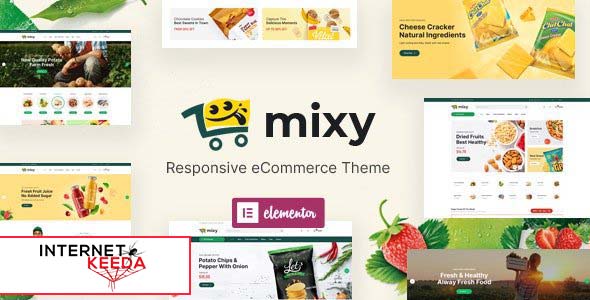 Mixy v1.0 - Organic Food Store WordPress Theme 55402