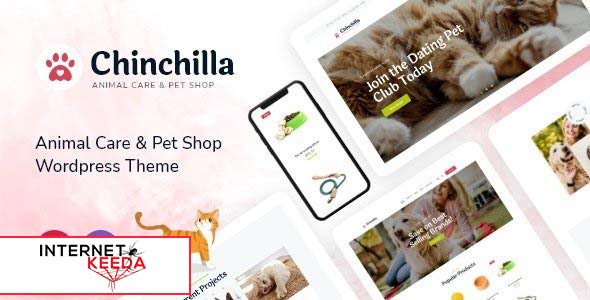 Chinchilla v2.0 - Animal Care & Pet Shop WordPress Theme 55403