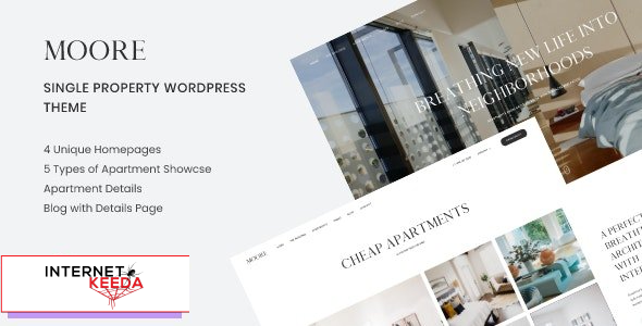 Moore v1.0.1 - Single Property WordPress Theme 55480