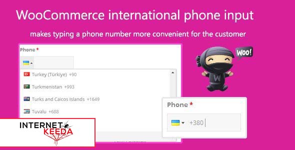 WooCommerce international phone input v2.1.3 55550