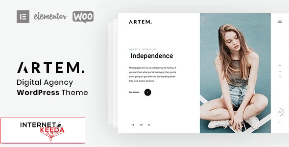 Artem v1.3.9 - Digital Agency WordPress Theme 55580