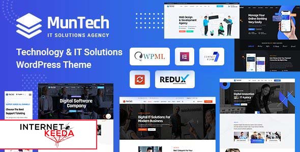 Muntech v1.0.0 - Technology & IT Solutions WordPress Theme 55701