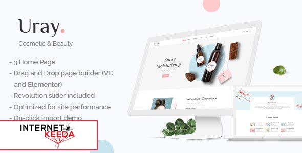 Uray v1.1.1 - Cosmetic & Beauty Shop WordPress WooCommerce Theme 55719