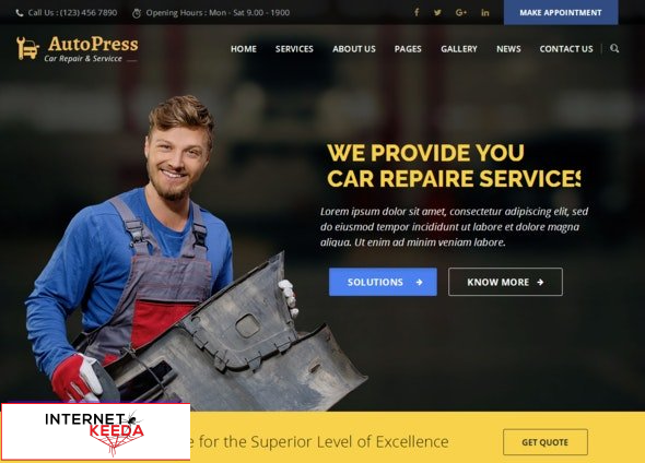 AutoPress v1.3 - Car Repair & Services WordPress Theme 55749