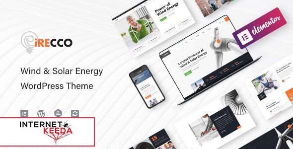 iRecco v1.2.0 - Wind & Solar Energy WordPress Theme 55807