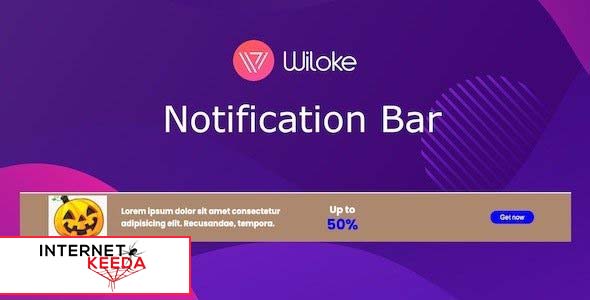 Wiloke Notification Bar v1.0.0 55901