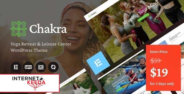 Chakra v1.0 - Yoga Retreat & Leisure Center WordPress Theme 55942