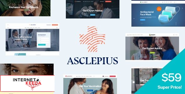 Asclepius v1.0 - Doctor, Medical & Healthcare WordPress Theme 55943