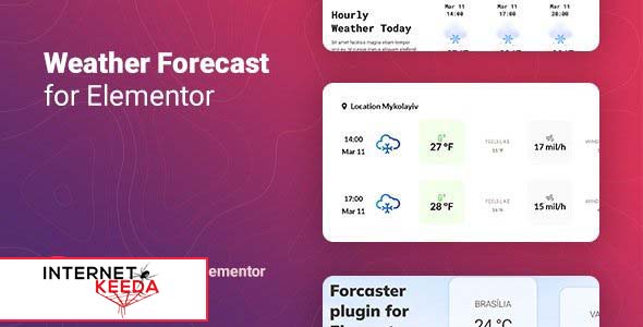 Forcaster v1.0.1 - Weather Forecast for Elementor 56152