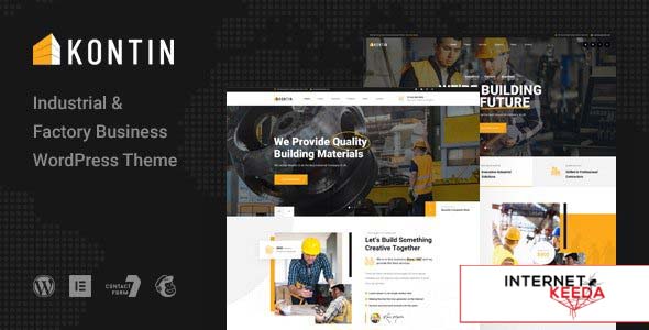 Kontin v1.0.1 - Industrial & Factory WordPress Theme 56569