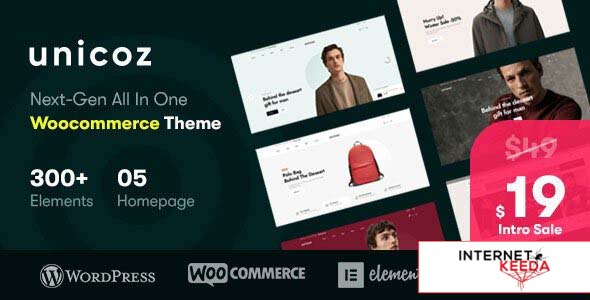 Unicoz v1.0.1 - Elementor WooCommerce Theme 56724