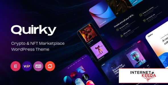 Quirky v1.15 - NFT, Token & Blockchain WCFM Marketplace WordPress Theme 67342