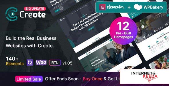 Creote v2.2 - Consulting Business WordPress Theme 59922