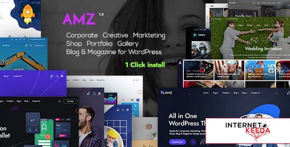 AMZ v1.0 - All in One Creative WordPress Theme 56881